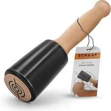 Precision Wood Carving Mallet 15oz for Woodworking, Comfortable Wooden Handle... picture