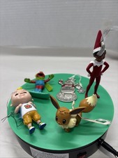 Christmas Ornament Lot of 5 Elmo Eevee CoComelon JJ Elf Snowman picture
