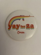 Yay For 2a Pin Back Button P183 picture