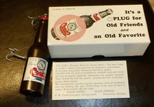 NIB Cook's Beer Bottle Fishing Lure - 1950's Tony Hulman Estate - NOS - Indy 500 picture