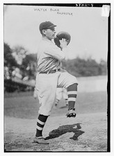 Photo:Rochester NY Walter Blair 1912 Baseball Catcher Pitching Pose picture
