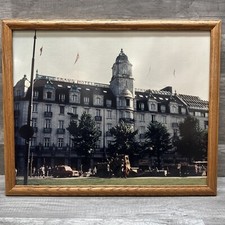 Oslo Norway The Grand Hotel Framed Photo 21.5” X 17.5” picture