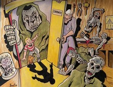 CORNER.   MIKE BENNETT'S  ORIGINAL  ART   (2026) LOOSE picture