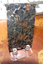 81 gm SERICHO pallasite Meteorite slice  from Kenya std olivine JAL picture