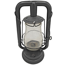 Antique Berger Manufacturing Co Apex No. 0 Tubular Kerosene Lantern Clear Globe picture