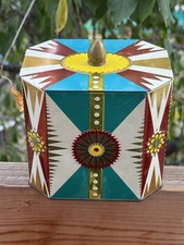 Vintage Baret Ware Art Grace Tin Container Art Deco Baretware Made in England picture