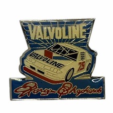 Morgan Shepherd #75 Valvoline Racing NASCAR Race Car Driver Enamel Lapel Hat Pin picture