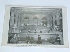 1903 NY Central RR Prints – Grand Waiting Room + 20th Century Limited Train picture