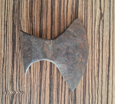 18's Antique Indian hand forged Iron Axe head hatchet collectible heavy used Axe picture