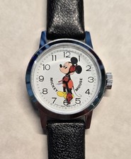VTG 1970s Bradley Mickey Mouse Mechanical Watch - Hong Kong Case Back - As-Is picture