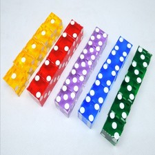 Sharp Edge Precision Dice 16mm 19mm Clear Acrylic Ideal for Bar Entertainment picture