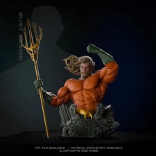 Aquaman Seahorse Bust Resin Model Kit DC Unpainted/Unassembled picture