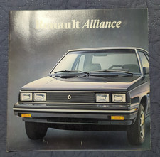 1984 Renault Alliance Car Sales Brochure Catalog Advertising Limited L DL picture