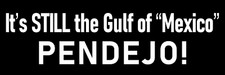 It's Still the Gulf of Mexico Large 3x9 Anti Trump Gulf of America Sticker picture