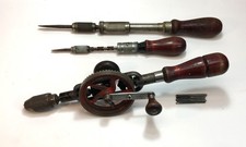 Millers Falls Eggbeater Hand Drill No.5 & Push Drill Drivers No.61A & No.29 picture