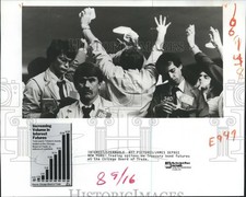 1985 Press Photo Traders at the Chicago Board of Trade - noa69590 picture