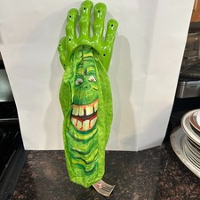 Ghostbusters Slimer Green Hand Loot Candy Bag Spirit Halloween Prop Decor NWT picture