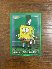 2025 Topps Chrome SpongeBob SquarePants Kelp Green Refractor #25 picture
