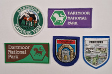 5 x Dartmoor Devon Souvenir Tourist Patches badges. National Park. Princetown picture