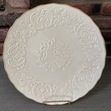 Lenox - The Wedding Promises Marriage Plate 12 1/2 inch 24K Gold Rim Bridal VTG picture