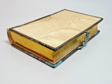 1868 Antique French Paroissien Romain Catholic Prayer Book Missal Gild picture