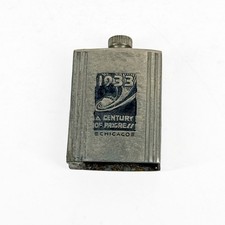 1933 Century of Progress Chicago Fair Match King Strike Lighter picture