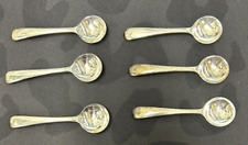 EPNS Made In England Salt Spoons Set Of 6 picture