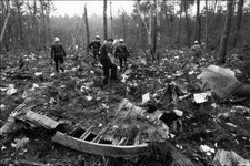 Crash of a DC 10 into forest at Ermenonville France Among the 1970s Old Photo 4 picture