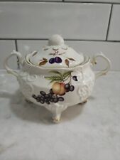 Crown Dorset Staffordshire England 4 Foot Sugar Bowl picture
