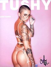Leigh Raven Signed Autographed Sexy Adult 8x10 Model Photo with Proof & COA picture