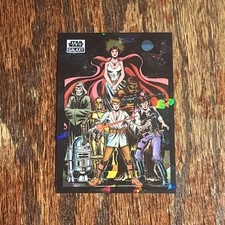 2022 Topps Star Wars Galaxy Chrome ATOMIC Refractor 67/150