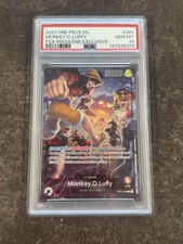 2024 One Piece Promo PSA Magazine Exclusive #060 Monkey D. Luffy PSA 10 picture