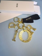 2026 VIP Gift Black Holiday Ribbon Key Ring crystal Key Chain Bag Charm picture