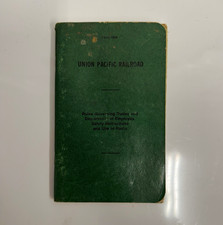 Union Pacific Railroad Rules Booklet Safety Instructions Use of Radio 1968 picture