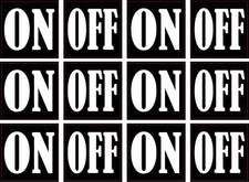StickerTalk On Off Stickers, 1 inches x 1 inches picture