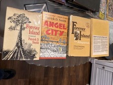 Lot Of 4 Patrick D Smith Books 1 Signed 2 Forever Island, Angel City, Land Rmbrd picture