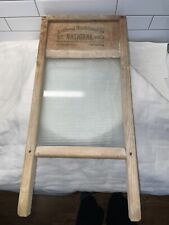 VTG  National Washboard Co #863 For Lingerie ~ Glass King Chicago 8.5” x 16” picture