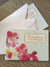2 Blank Hallmark Expressions Thoughtfulness Greeting Card picture