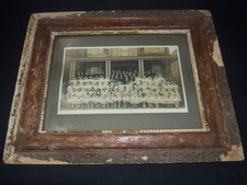 1800'S-1900'S SCHOOL CLASS PHOTO FRAMED - 22 1/2