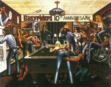 Easyriders Easy Riders 10th anniversary David Mann Art print 16x20 picture
