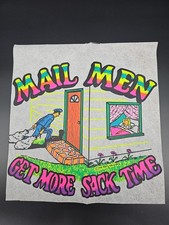 Vintage Rat's Hole Iron On T Shirt Heat Transfer 1976 Mail Men Very RARE picture