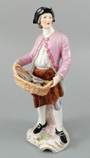 Antique Chelsea porcelain figurine, “A Spoon Seller”, c. 1758 - 1769 picture