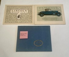 Original 1926 1927 Lincoln Motor Cars Dealer Promotional Catalog Portfolio Vtg￼ picture