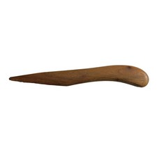 Vtg MCM Wood Letter Opener Hand Carved Lightweight 7” picture