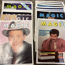 Lot of 13 Magic Magazines with Professional Magician’s Tips 1992 -1994 Mixed picture