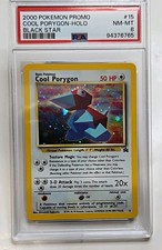 Pokemon 2000 Promo Cool Porygon Holo Black Star #15 PSA 8 picture