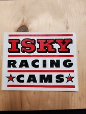ISKY Racing Cams Decal Old Skool Vintage NHRA Drag IHRA Iskenderian  picture