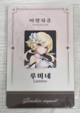 💛Genshin Impact💛 Lumine Traveler ID Card Photo Card Korea picture