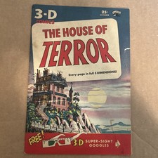 THE HOUSE OF TERROR 3-D #1 WITH GLASSES 1953 NICE MID GRADE picture