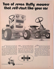 1971 Huffy Mowers self-start like your car Vintage Print Ad Life April 16 picture